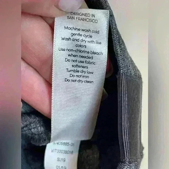 Athleta Womens Gray Heather Pull-On Skort Size Small Pockets Golf Tennis M - Picture 7 of 9